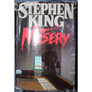 Stephen King Misery First Edition Viking Hardcover Dust Jacket 1987 Horror